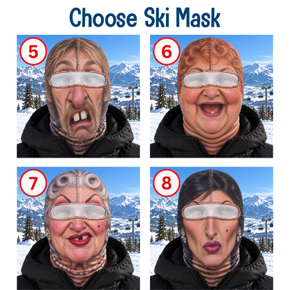 Captain Abs™- Funny Ski Mask